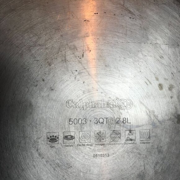 Cooking with Calphalon 3 Qt. 10" Stainless Steel Sauté Pan / Skillet with Lid - Picture 4 of 7